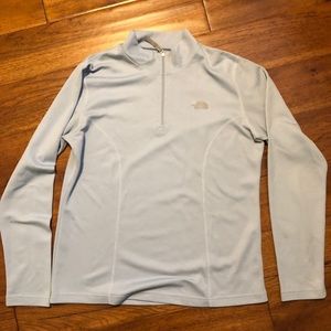 Blue North Face Half Zip